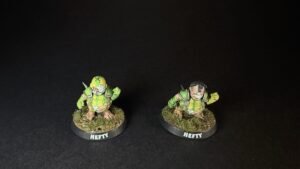 Blood Bowl Halfling Hefty's