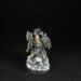 Painted Space Wolves Wolf Scout Pack Leader with plasma pistol and power weapon on snowy base