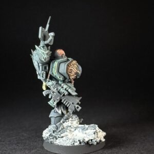 Painted Wolf Scout Frosteye_2041 Painted Wolf Scout Frosteye with Instigator Bolt Carbine on a snowy base.