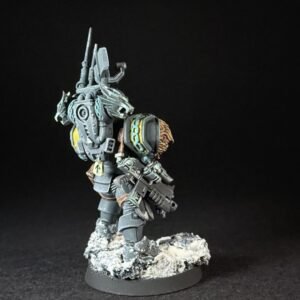 Painted Wolf Scout Frosteye_2042 Painted Wolf Scout Frosteye with Instigator Bolt Carbine on a snowy base.