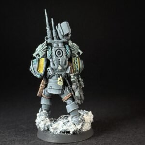 Painted Wolf Scout Frosteye_2043 Painted Wolf Scout Frosteye with Instigator Bolt Carbine on a snowy base.