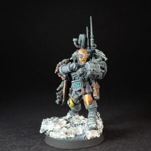 Painted Wolf Scout Frosteye_2046 Painted Wolf Scout Frosteye with Instigator Bolt Carbine on a snowy base.
