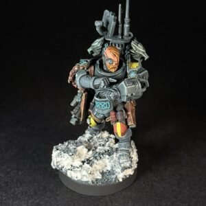 Painted Wolf Scout Frosteye_2079 Painted Wolf Scout Frosteye with Instigator Bolt Carbine on a snowy base.