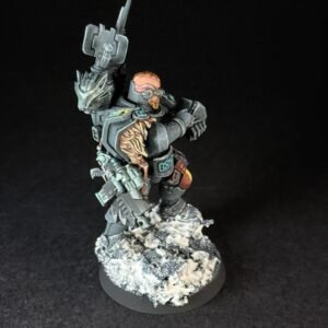 Painted Wolf Scout Frosteye_2081 Painted Wolf Scout Frosteye with Instigator Bolt Carbine on a snowy base.