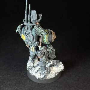 Painted Wolf Scout Frosteye_2083 Painted Wolf Scout Frosteye with Instigator Bolt Carbine on a snowy base.