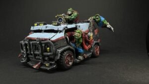 Puppets War Orc Team Battle Van with Crew